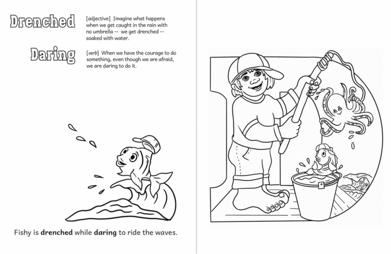 D page - AlphaScamps Coloring Book